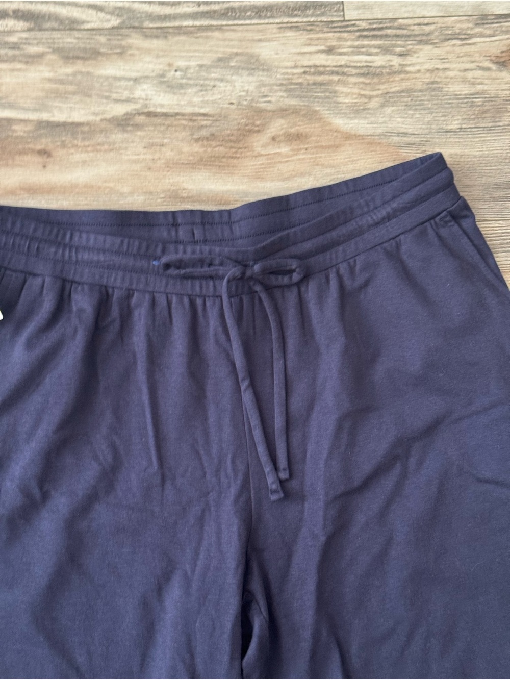 Eileen Fisher Ankle Track Pants Navy Large NWT Organic Cotton - Picture 9 of 12